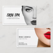 Moderne esthetische verpleegkunde, arts, cosmetisc visitekaartje (Voorkant / Achterkant)