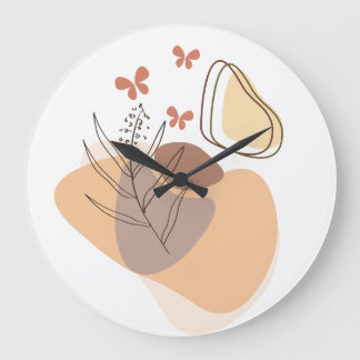 Moderne esthetische vormen grote klok