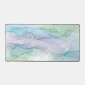 Moderne Ethische Alcohol Inkt Abstract Pastel Bureaumat (Voorkant)