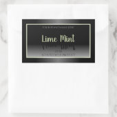 Moderne etiketten met zwarte en witte professionel (Tas)