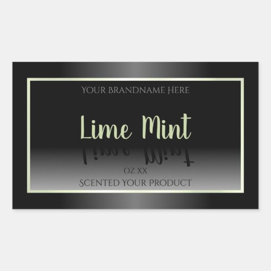 Moderne etiketten met zwarte en witte professionel (Voorkant)