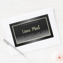 Moderne etiketten met zwarte en witte professionel