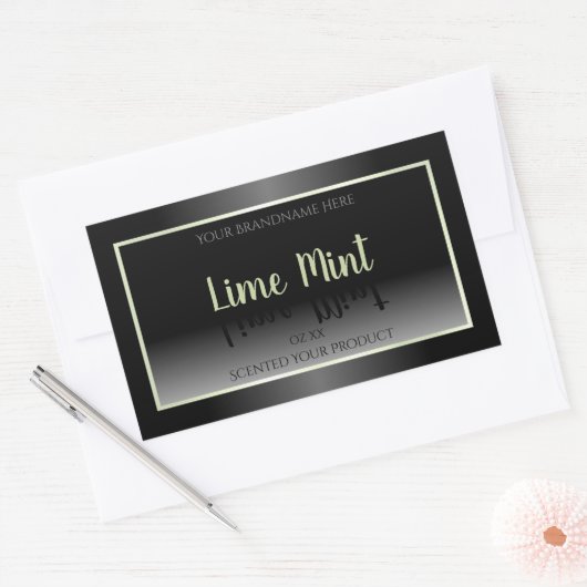 Moderne etiketten met zwarte en witte professionel (Envelop)