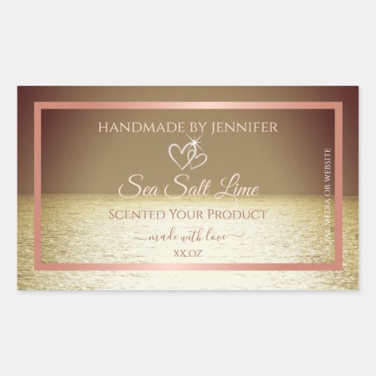 Moderne etiketten voor productverpakking Ocean Bro (Voorkant)