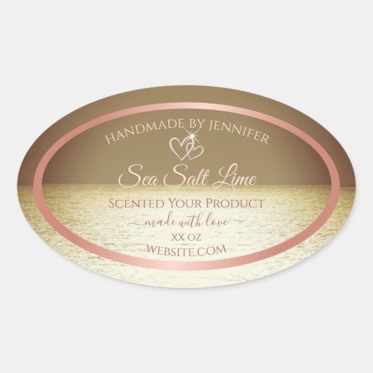 Moderne etiketten voor productverpakking Ocean Bro (Voorkant)