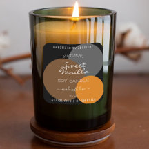 Moderne etiketten voor productverpakking - Oranje 