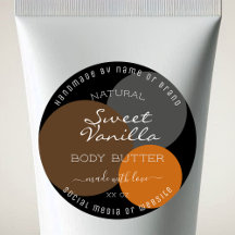 Moderne etiketten voor productverpakking - Oranje 