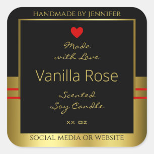 Moderne etiketten voor productverpakking (zwart en