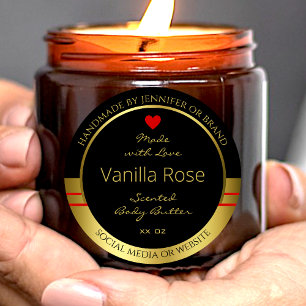 Moderne etiketten voor productverpakking (zwart en