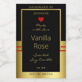 Moderne etiketten voor productverpakking (zwart en