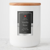 Moderne etiketten voor productverpakking: zwart en (Voorkant)