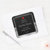 Moderne etiketten voor productverpakking: zwart en (Envelop)