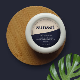 Moderne etikettering van Logo Ronde Sticker