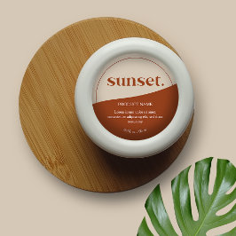 Moderne etikettering van Logo Ronde Sticker