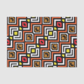 Moderne etnische etnische mozaïekgeometrische patr tissuepapier (Voorkant)