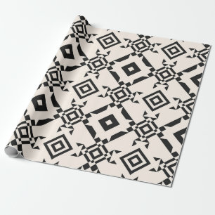 Moderne etnische ornament. Vintage Cadeaupapier