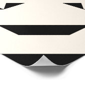 Moderne etnische ornament. Vintage Poster (Hoek)