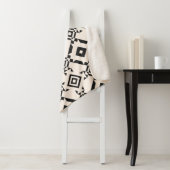 Moderne etnische ornament. Vintage Sherpa Deken (In situ)