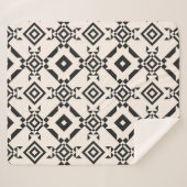 Moderne etnische ornament. Vintage Sherpa Deken (Voorkant (horizontaal))