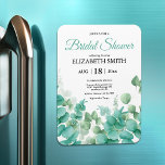 Moderne Eucalyptus Bridal Shower-uitnodiging Magneet<br><div class="desc">Greenery Eucalyptus Bruidsdouche-uitnodiging Magneet 🌿 Elegant GroenBliss: Vrijgezellenfeest Magneten voor Gekoesterde Herinneringen🌿 Maak uw feest bekend met een vleugje schoonheid en verfijning van de natuur via onze Greenery Vrijgezellenfeest Magneten. Deze charmante koelkastmagneten zijn tot in de perfectie gemaakt en dienen als heerlijke gunsten en save-the-date herinneringen, zodat uw bruiloftsfeesten blijven...</div>