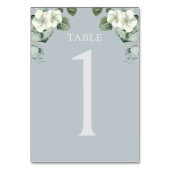 Moderne Eucalyptus Design bruiloft Kaart (Achterkant)