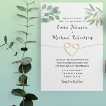 Moderne Eucalyptus Elegante Scriptie Bruiloft