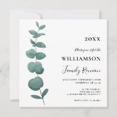 Moderne eucalyptus familiereünie kaart (Voorkant)