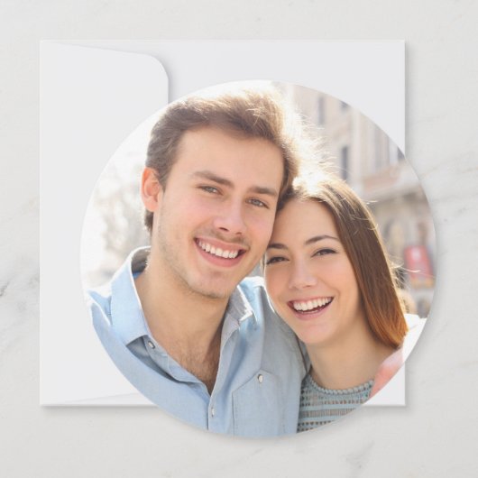 Moderne Eucalyptus FOTO Bruiloft SAVE THE DATE Kaart (Achterkant)