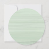 Moderne Eucalyptus Geometric Lijst COUPLE SHOWER Kaart (Achterkant)