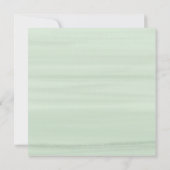 Moderne Eucalyptus Geometric Lijst Vrijgezellenfee Kaart (Achterkant)