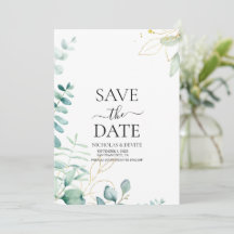 moderne eucalyptus groene bruiloft