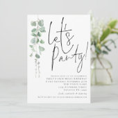 Moderne eucalyptus laat elke dag een nieuwe dag ac kaart (Staand voorkant)