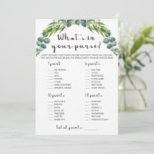 Moderne Eucalyptus laat Vrijgezellenfeest gamen (Staand voorkant)