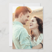 Moderne Eucalyptus Lavendel FOTO VERLOVINGSFEEST Kaart (Achterkant)