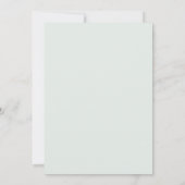Moderne Eucalyptus Lavendel Geometrische Frame Tro Kaart (Achterkant)