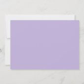 Moderne Eucalyptus Lavender Geometric Lijst Weddin Kaart (Achterkant)