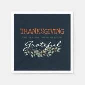 Moderne Eucalyptus met een goede Thanksgiving Servet (Voorkant)