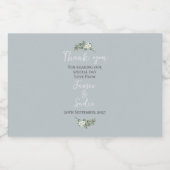 Moderne Eucalyptus Mini Likeurfles Etiket (Enkel label)