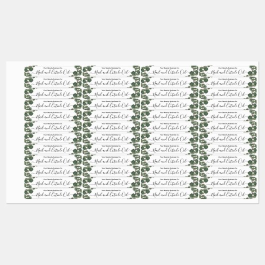 Moderne Eucalyptus Nail Cuticle Olie Custom Produc Labels (Vel)