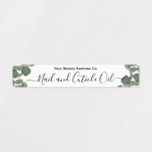 Moderne Eucalyptus Nail Cuticle Olie Custom Produc Labels (Design 2)