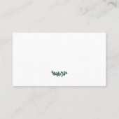 Moderne Eucalyptus Psychotherapeut Visitekaartje (Achterkant)