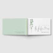 Moderne Eucalyptus Toekomstige Mrs Bruidsmeisjesfe Gastenboek (Volledig)