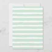 Moderne Eucalyptus | Uitnodiging voor Baby Shower (Achterkant)