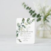 Moderne eucalyptus Verander de aankondiging van de (Staand voorkant)