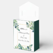 Moderne eucalyptus verlaat moslim bedankdoosjes (Geopend)