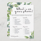 Moderne Eucalyptus Wat is er op je telefoonspel (Voorkant / Achterkant)