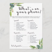 Moderne Eucalyptus Wat is er op je telefoonspel (Voorkant)