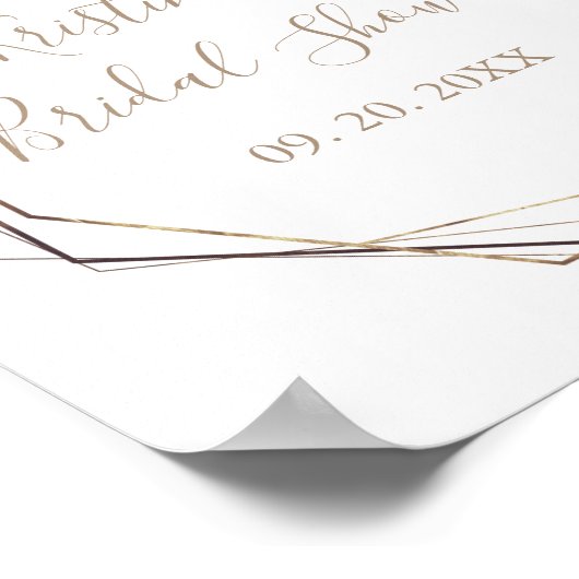 Moderne Eucalyptus Waterverf Koffie Script Bruilof Poster (Hoek)