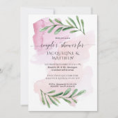 Moderne Eucalyptus-Waterverf laat couperen Kaart (Voorkant)