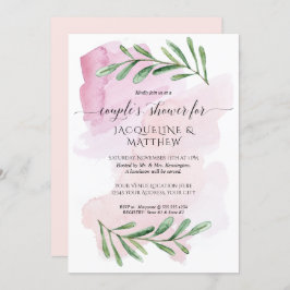 Moderne Eucalyptus-Waterverf laat couperen Kaart